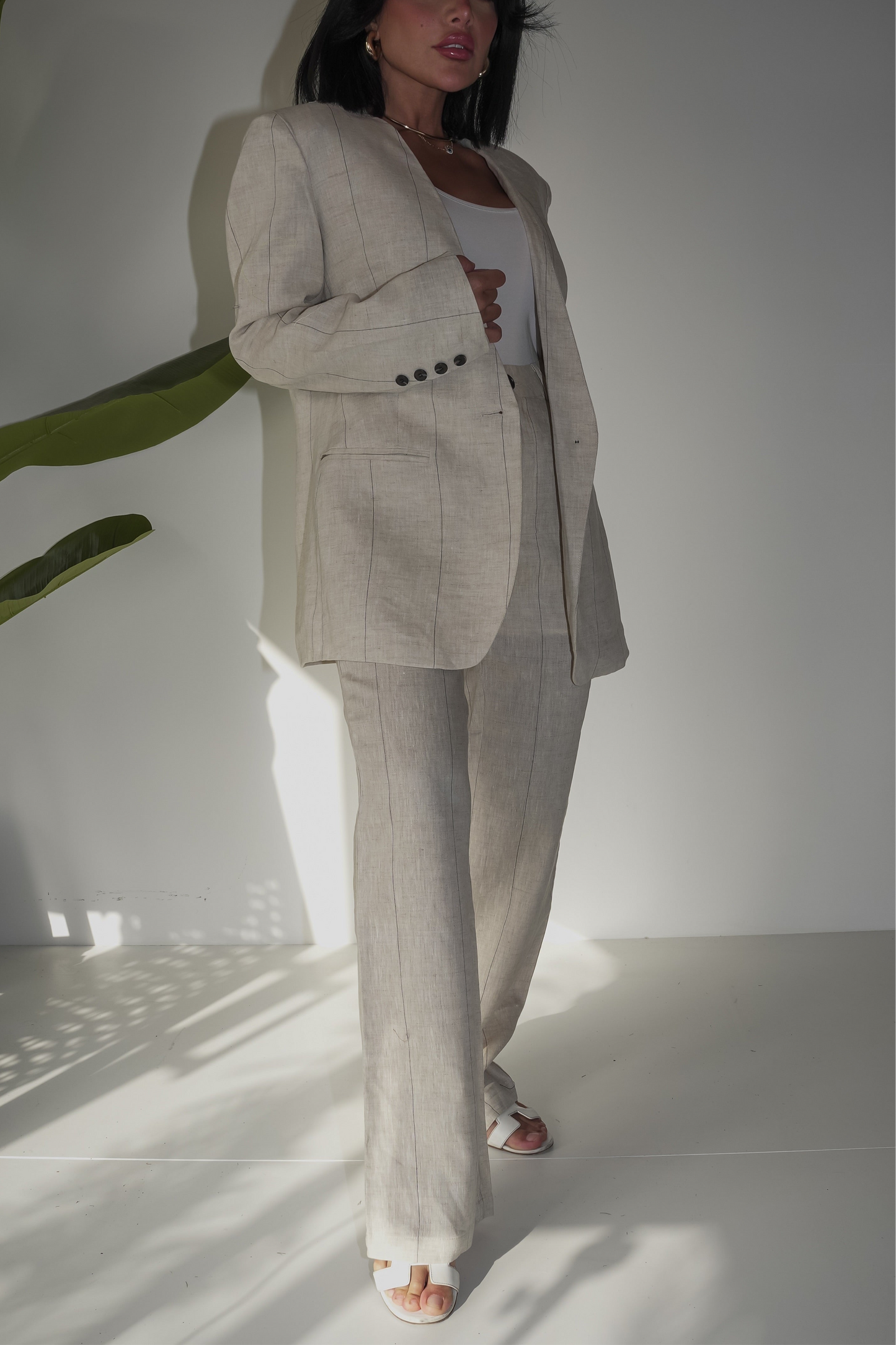 Blazer & pants stripe