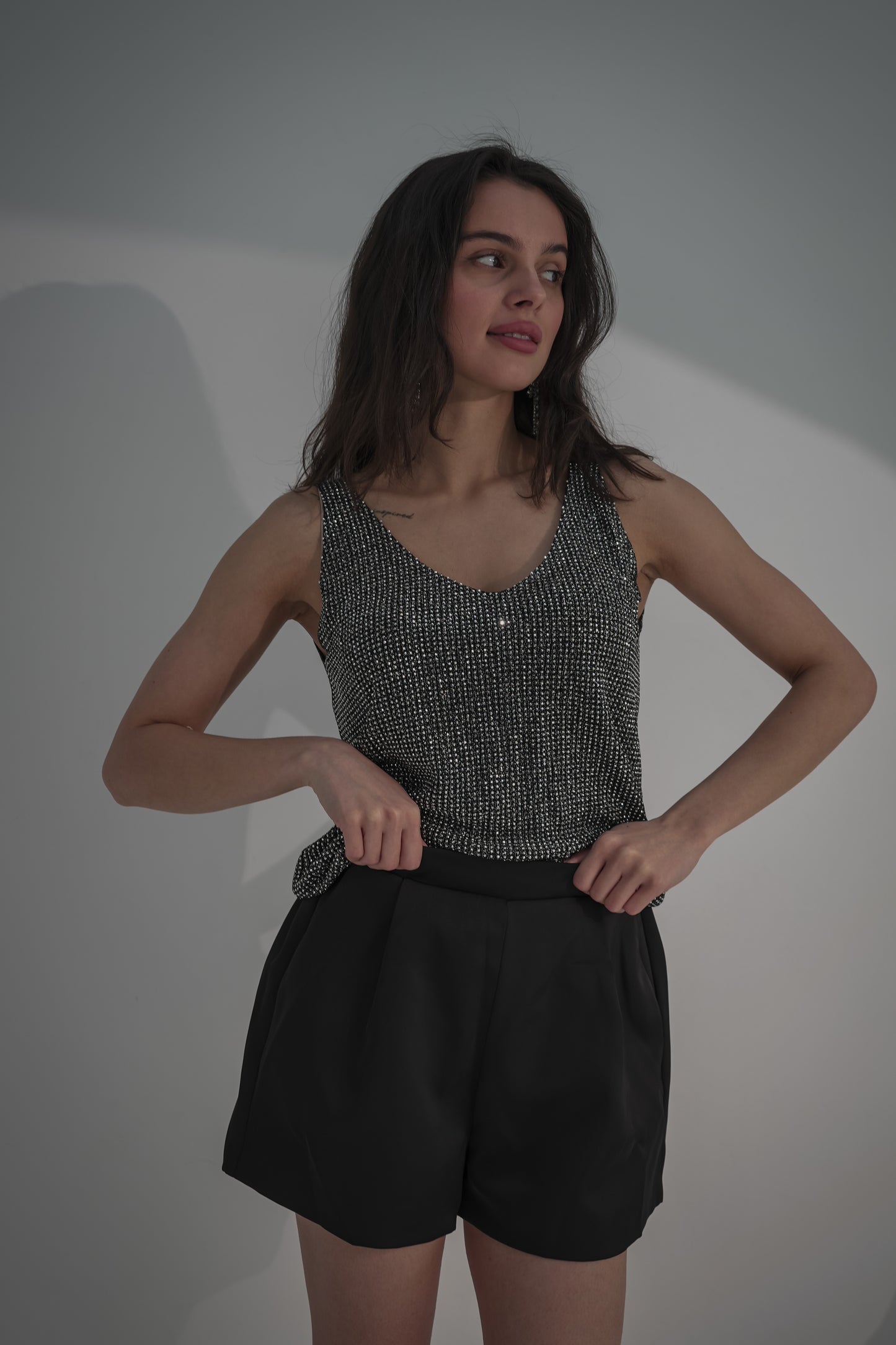 Sparkle knit top