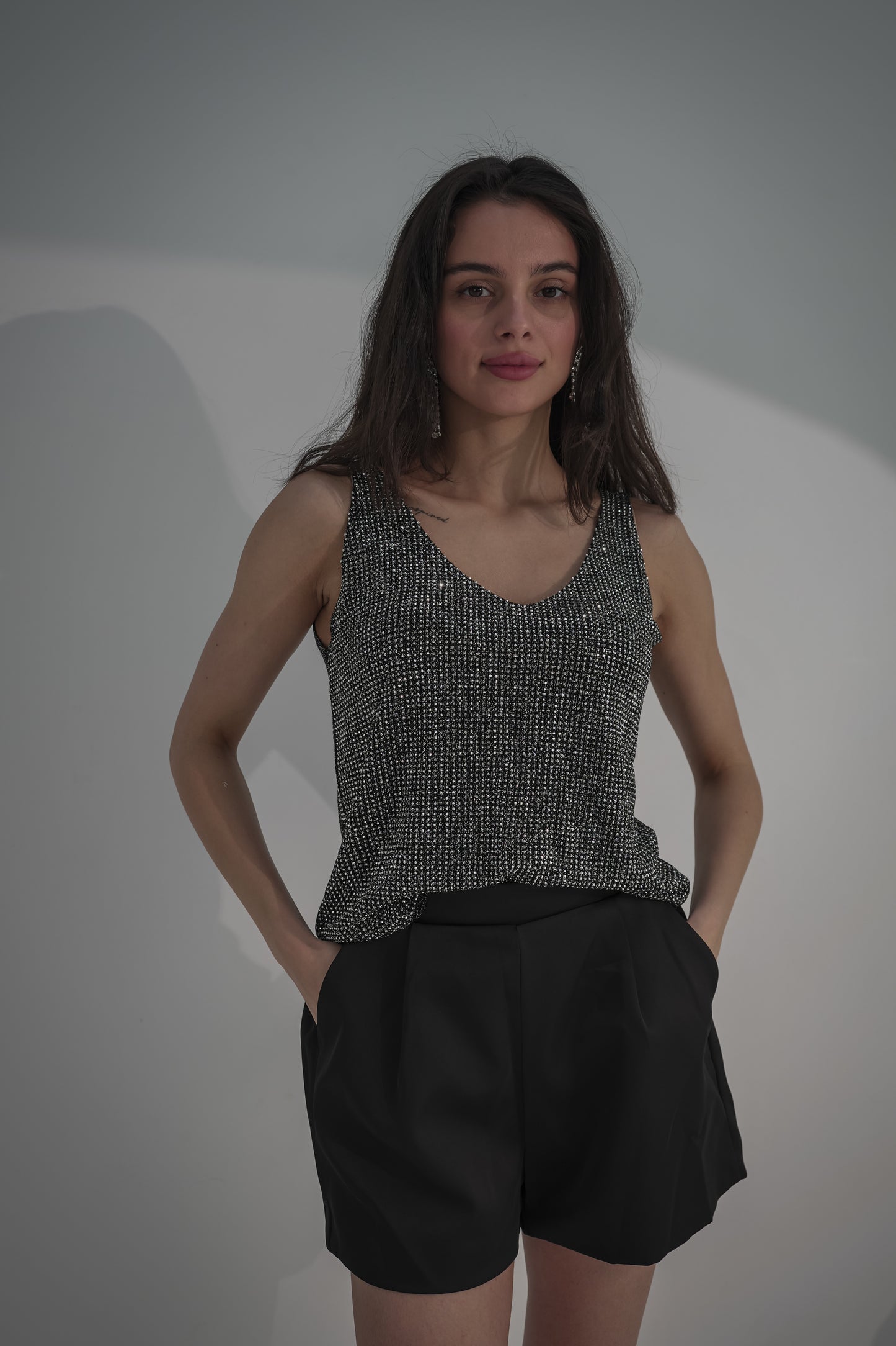 Sparkle knit top