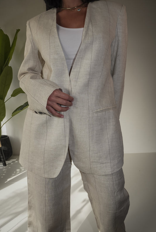 Blazer & pants stripe