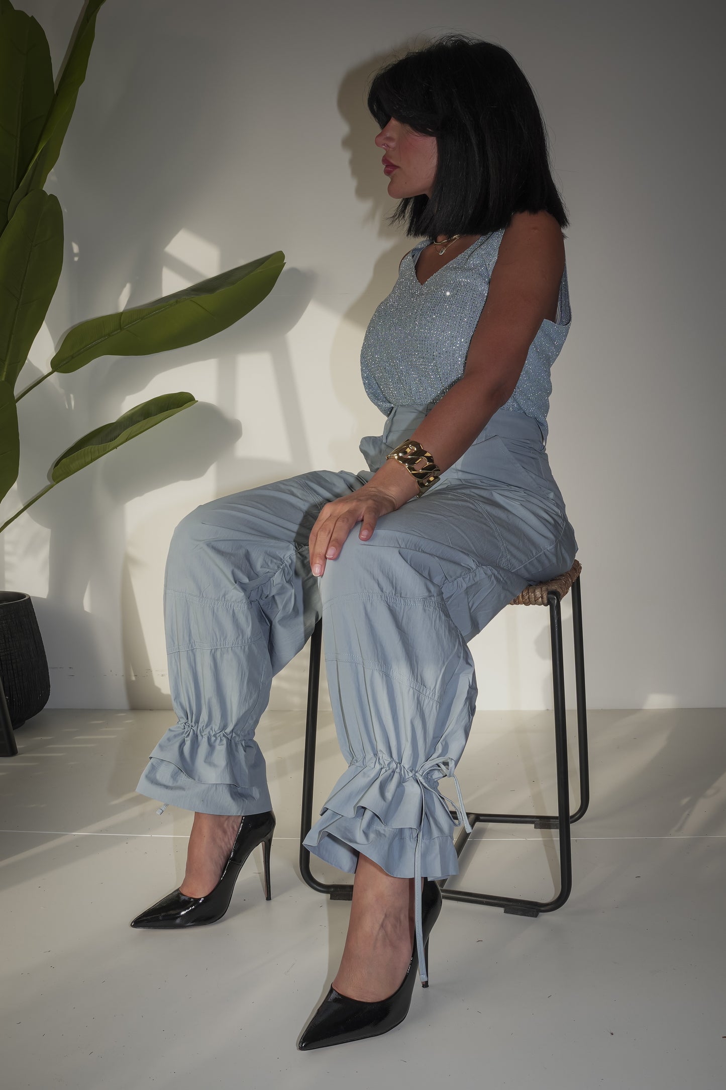 Baby blue pants