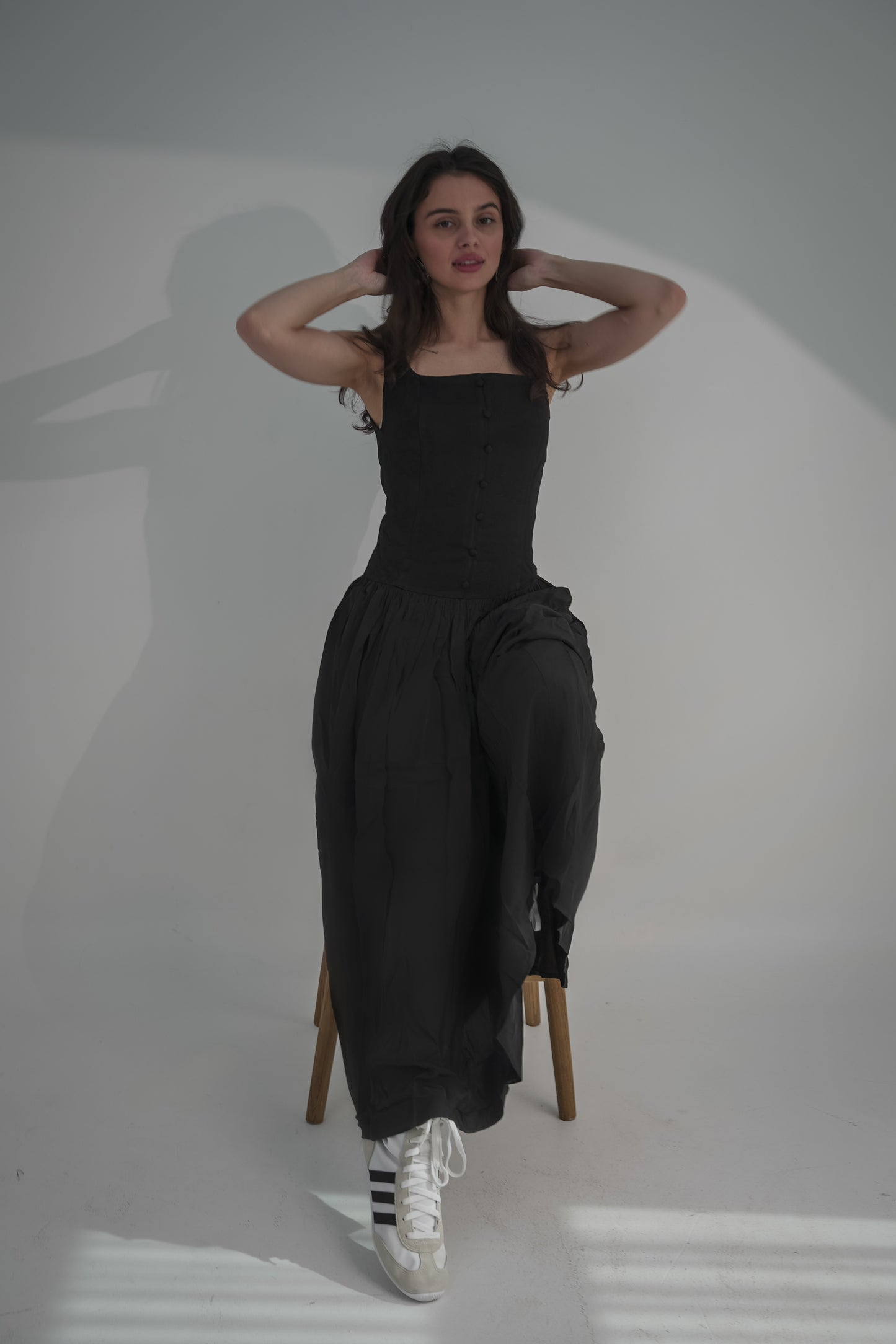 Black long dress Japanese