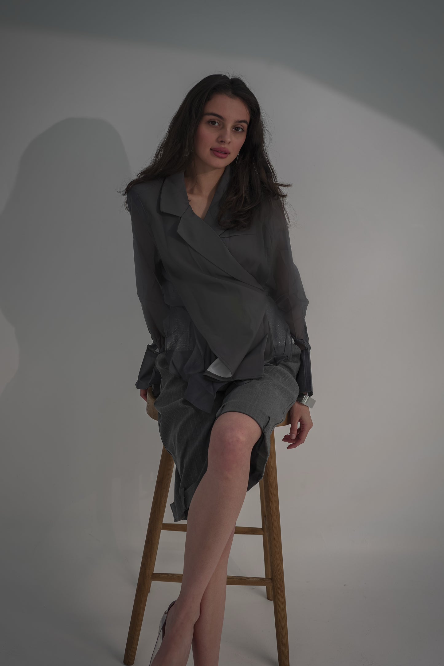 Mesh blazer