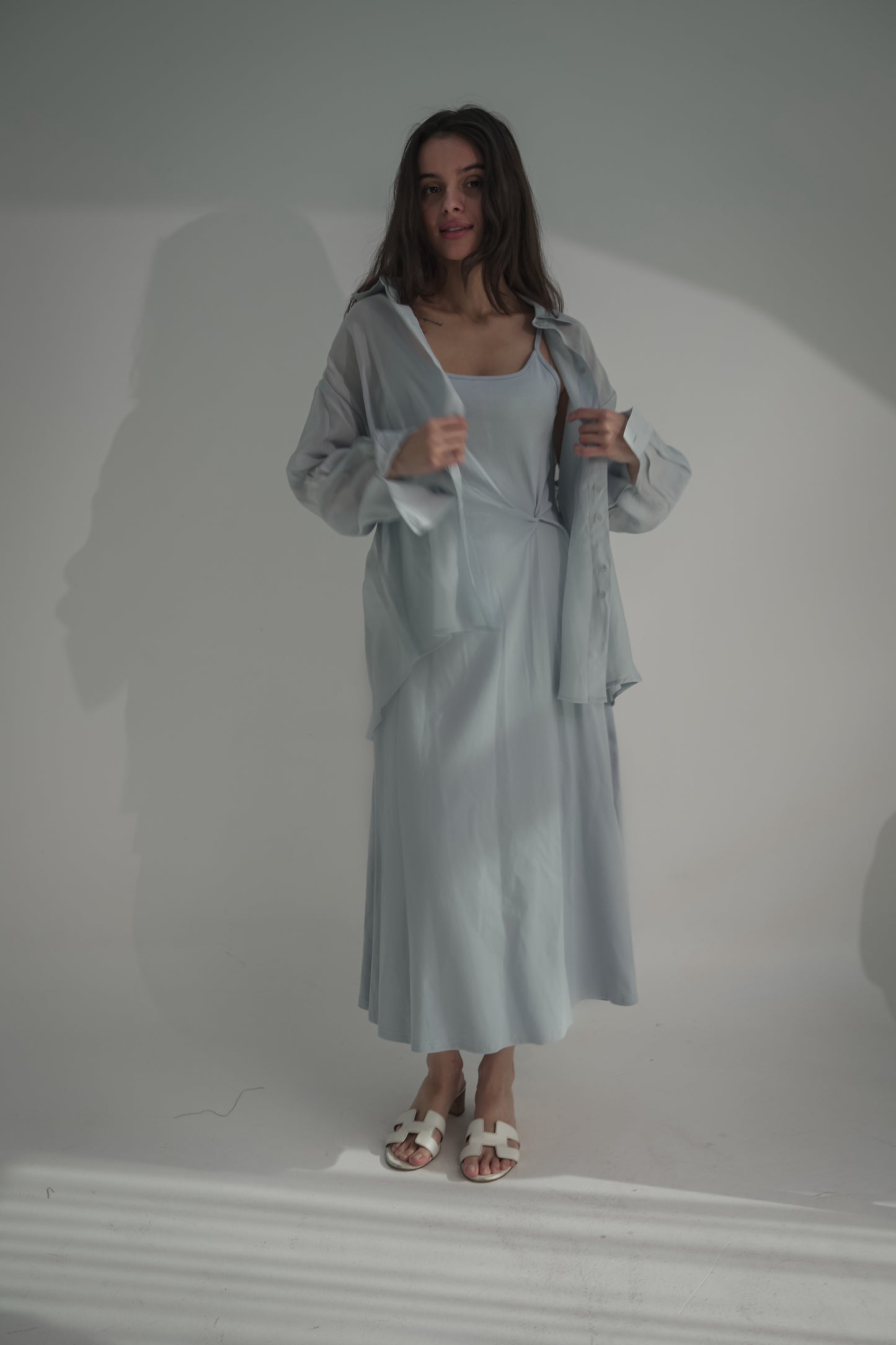 Dress & shirt baby blue