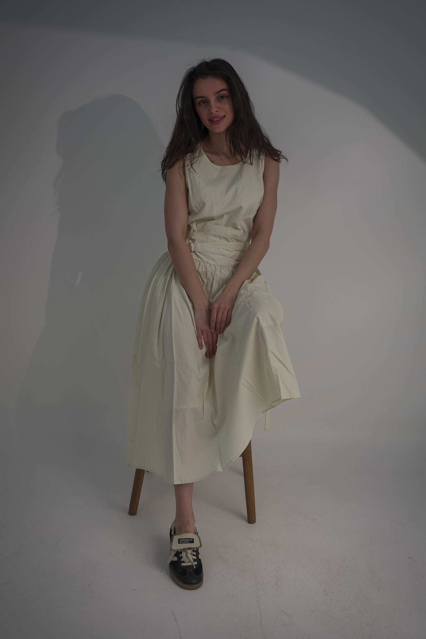 Summer dress with belt