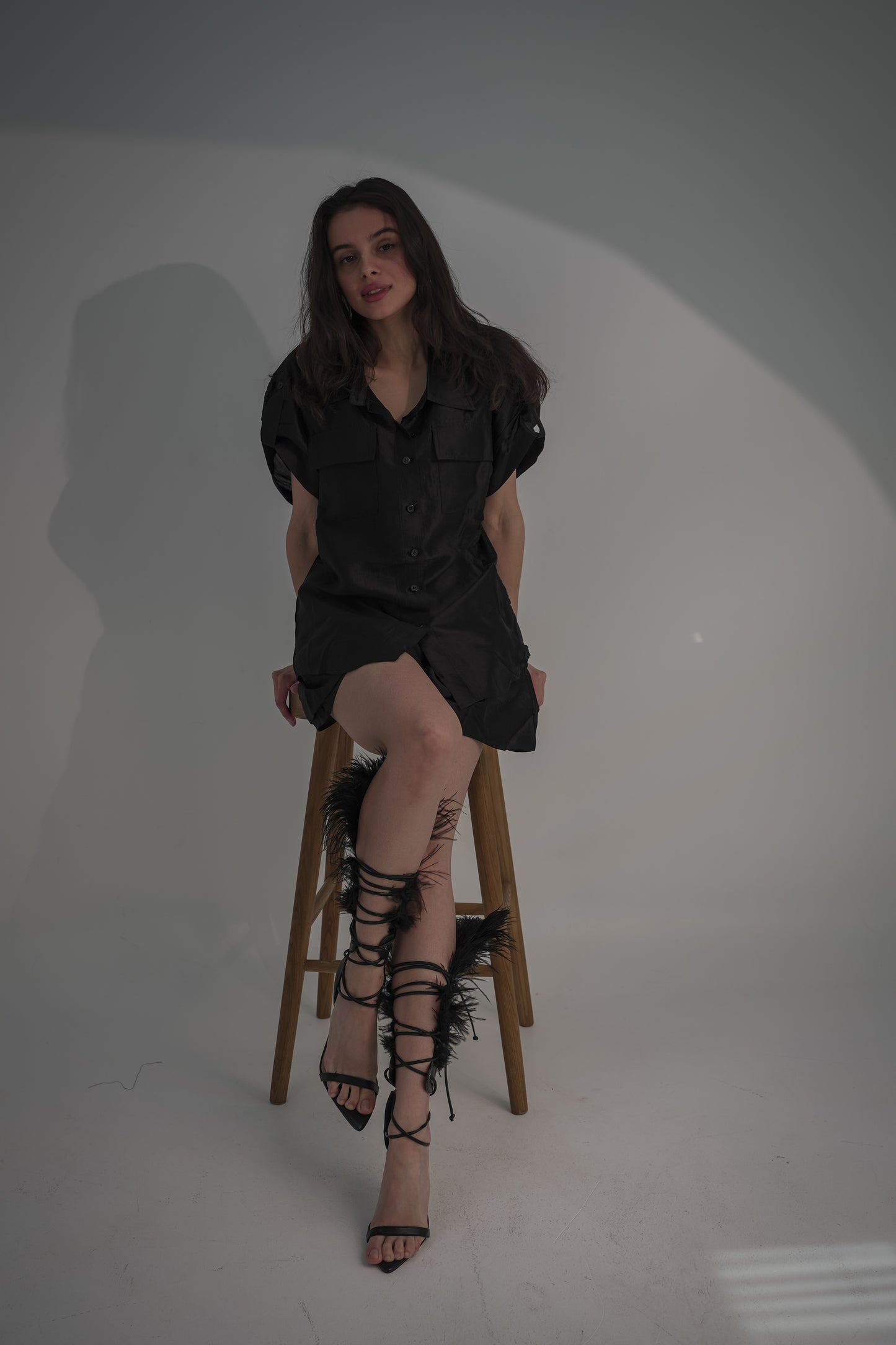 Black short and shirt
