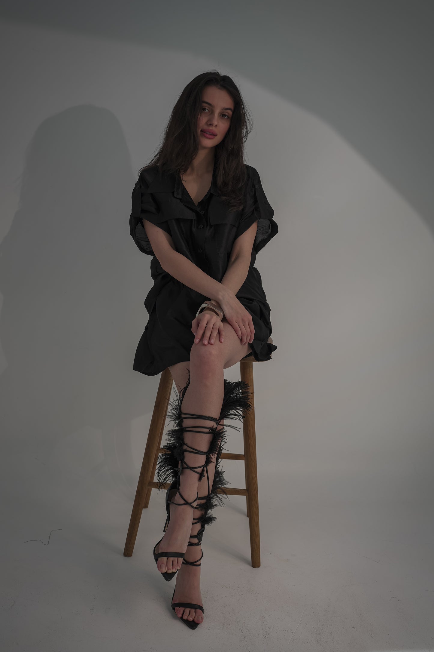 Black short and shirt