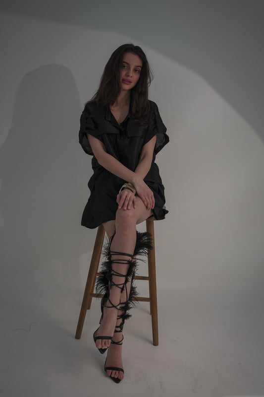Black short and shirt