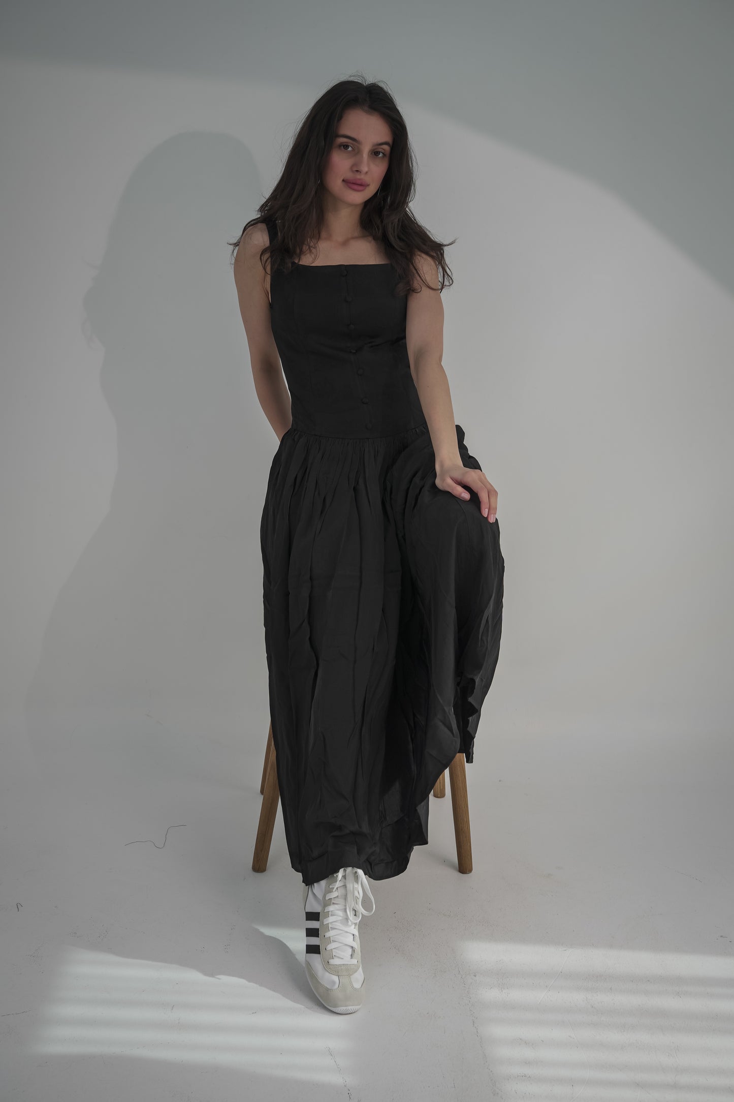 Black long dress Japanese