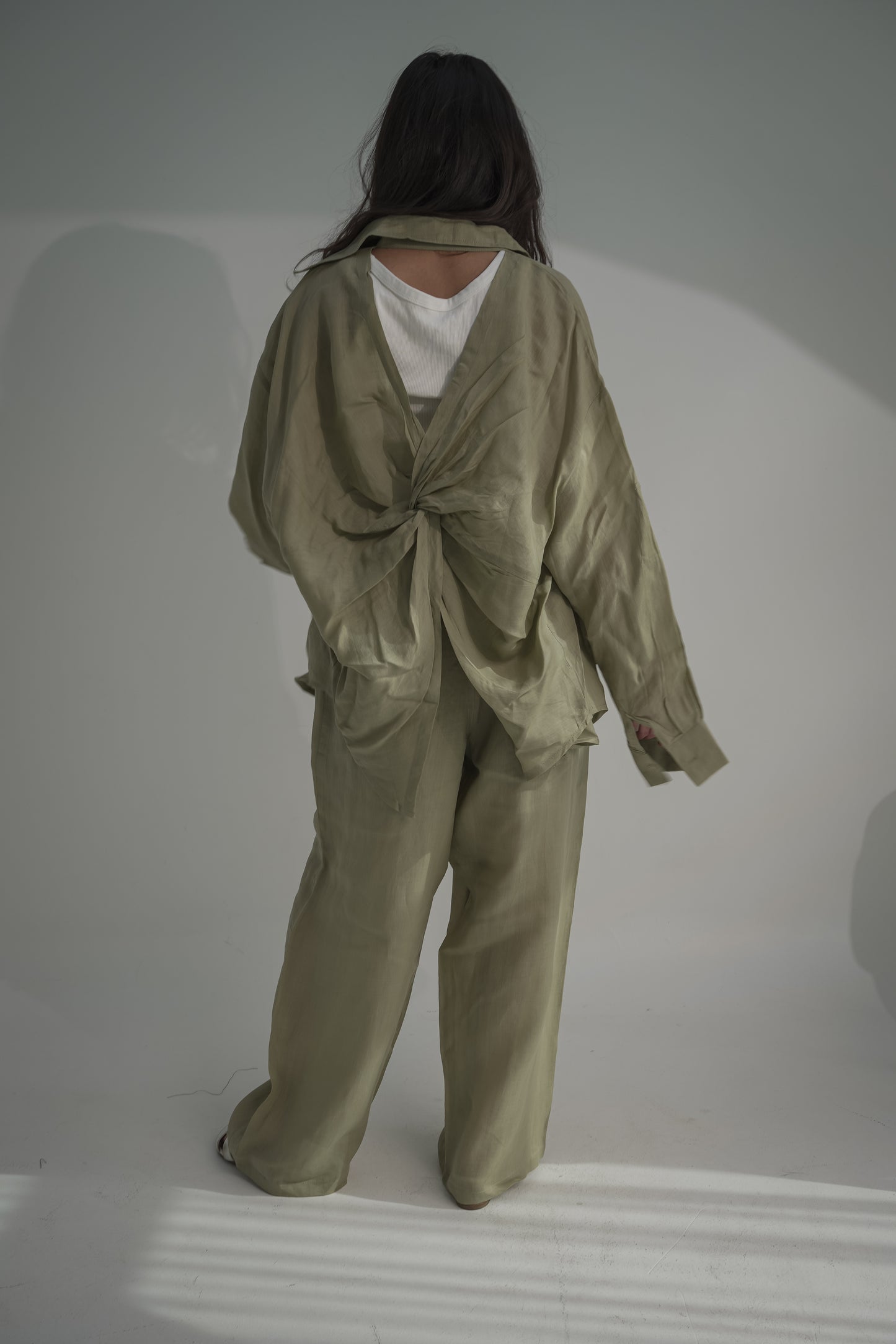 Pants and shirt khaki light