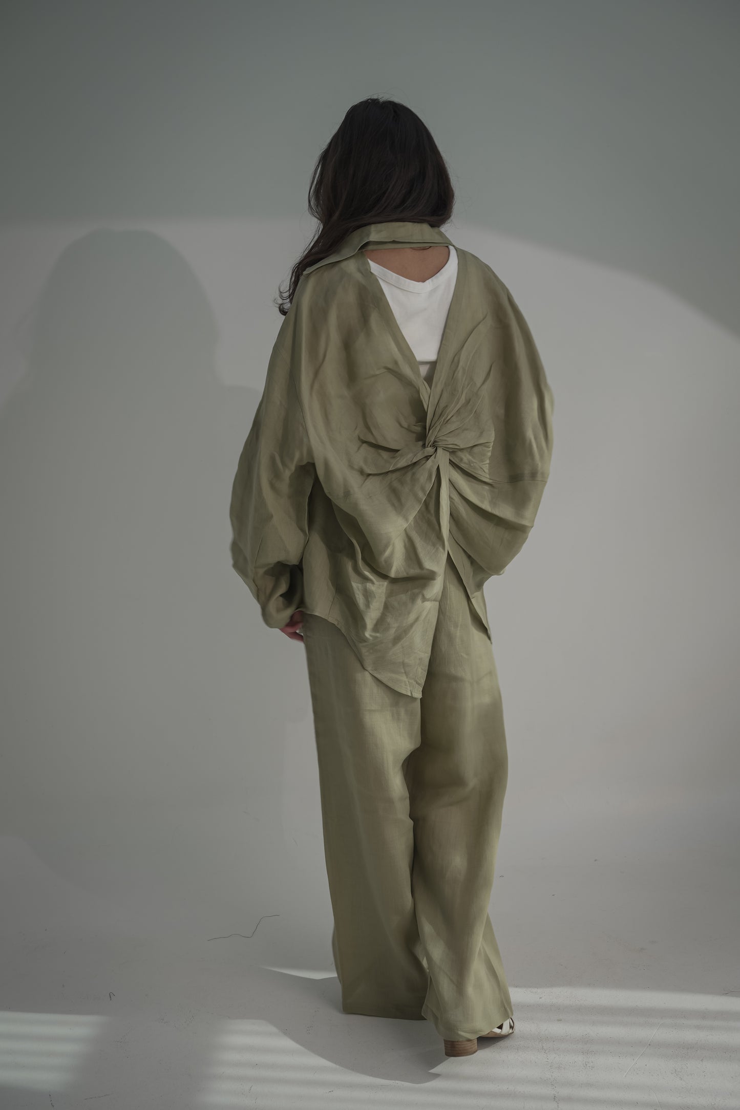 Pants and shirt khaki light