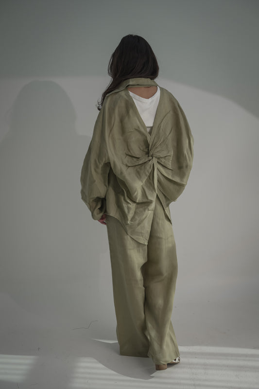 Pants and shirt khaki light