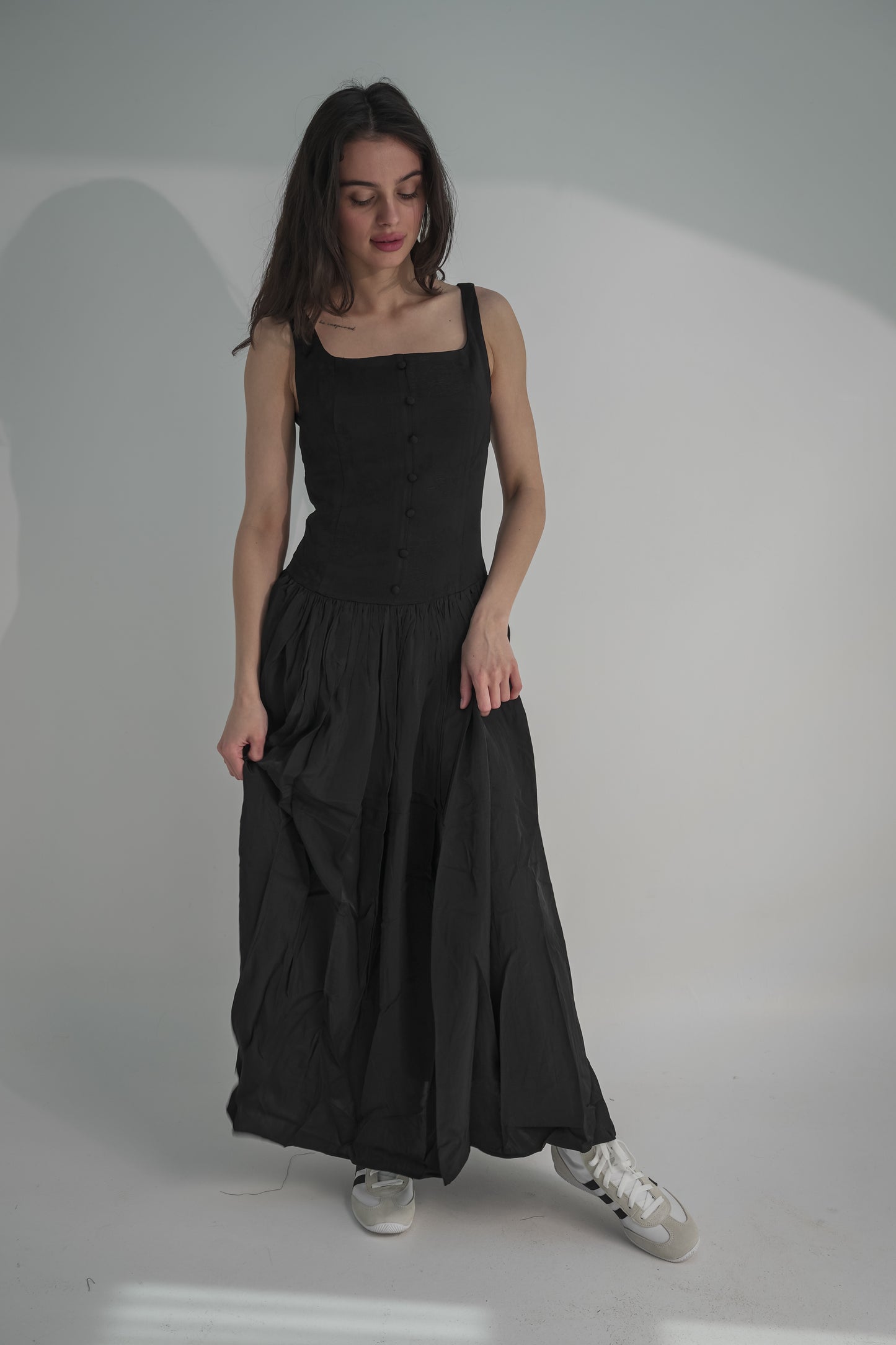 Black long dress Japanese