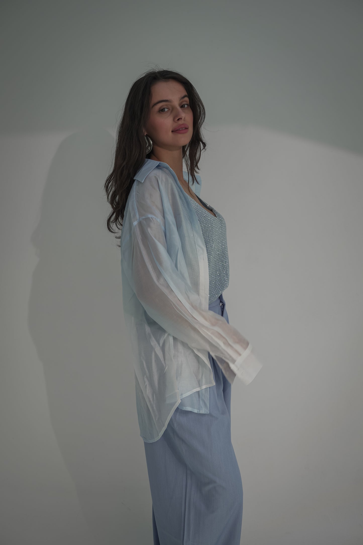Baby blue pant & top