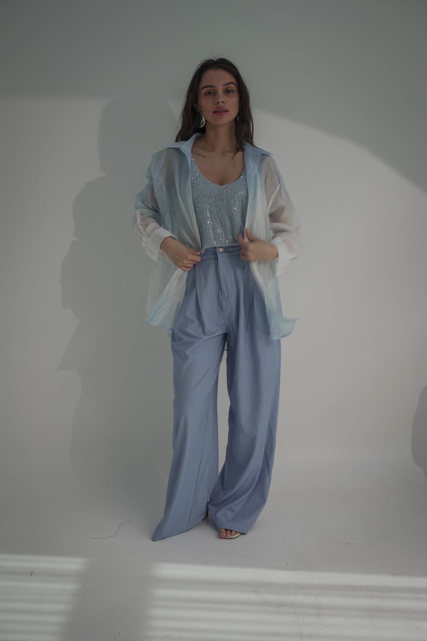 Baby blue pant & top