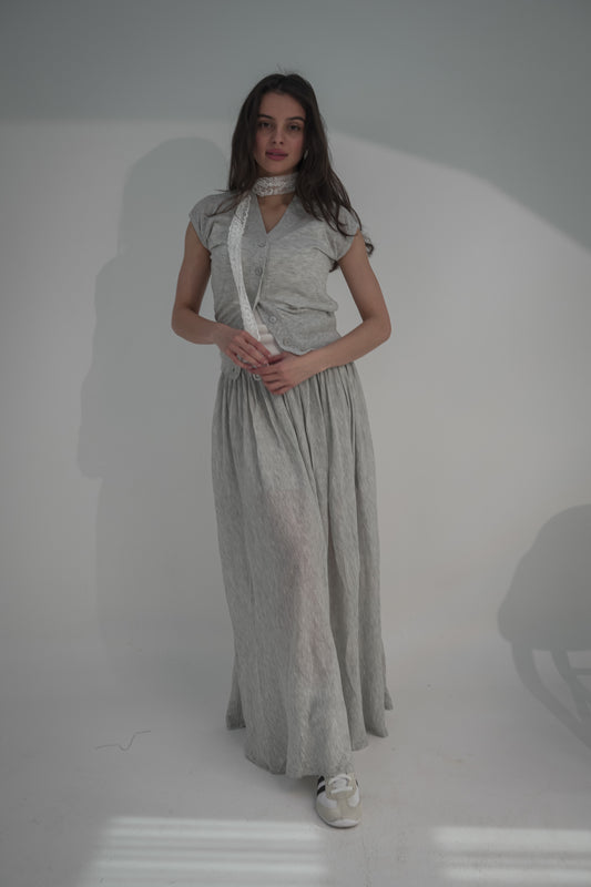 Grey skirt and top