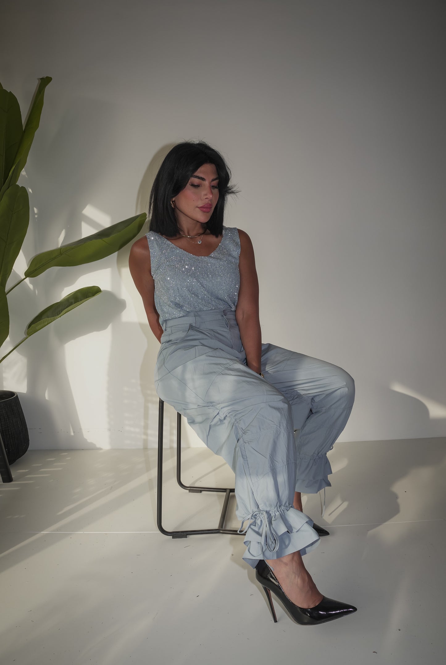 Baby blue pants