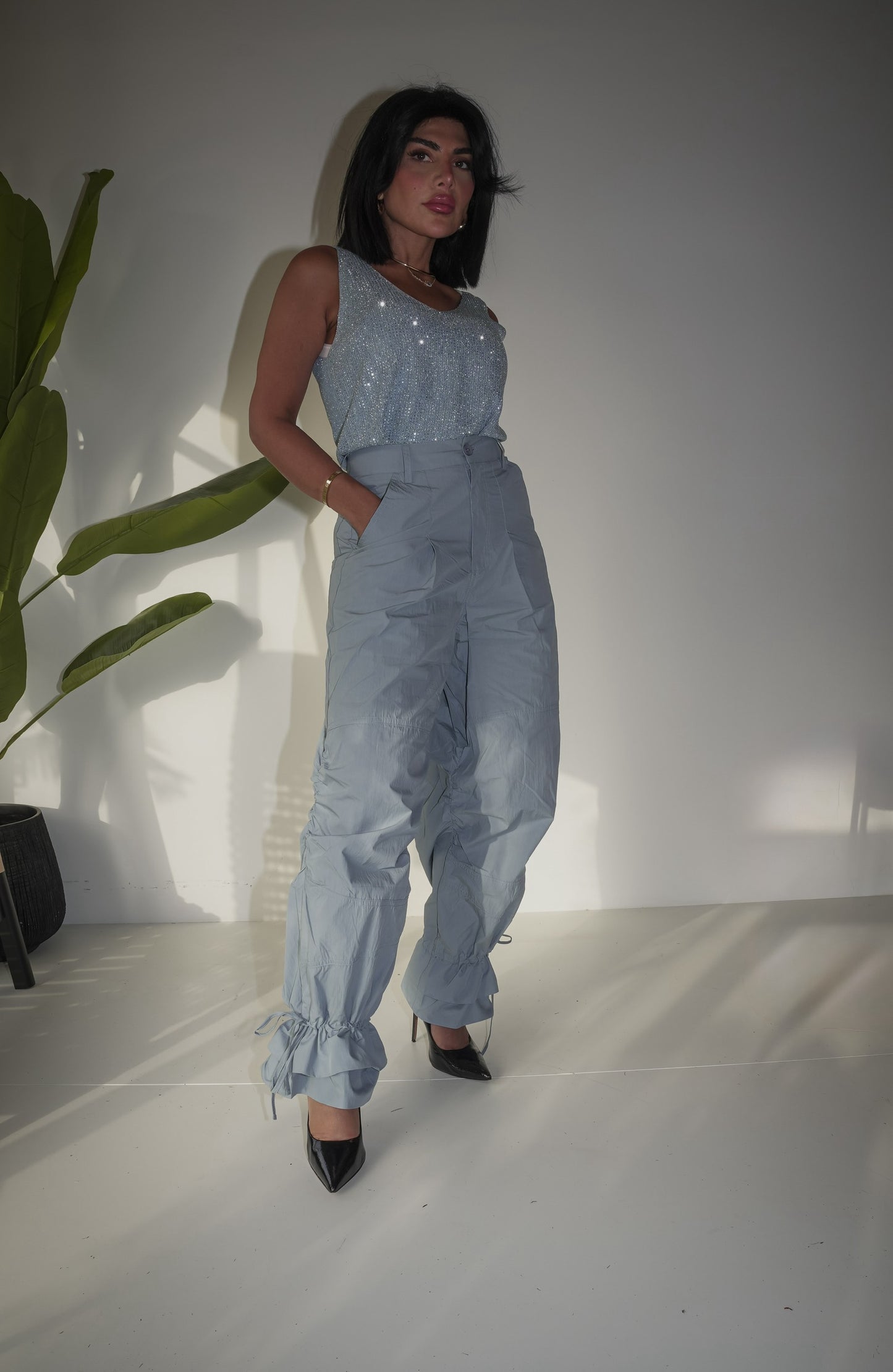 Baby blue pants